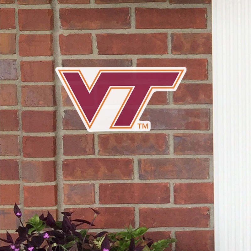 Virginia Tech Hokies – Logo – Outdoor Wall Decals – Official NCAA – Scratch Resistant Alumigraphics Smooth