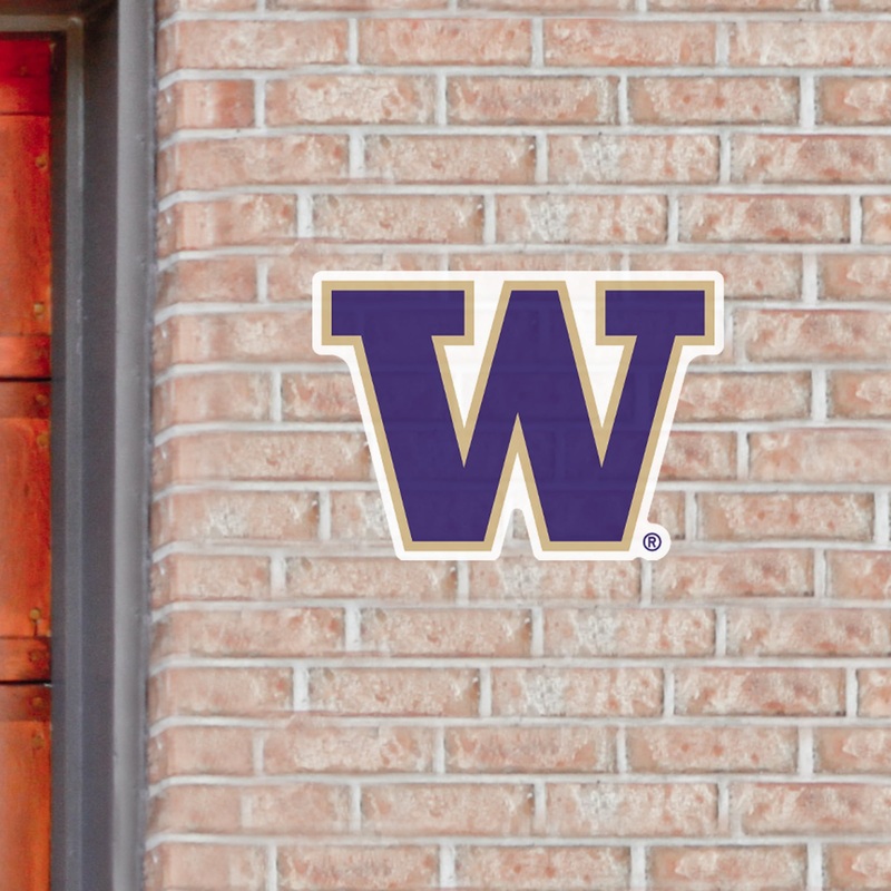 Washington Huskies – Logo – Outdoor Wall Decals – Official NCAA – Scratch Resistant Alumigraphics Smooth