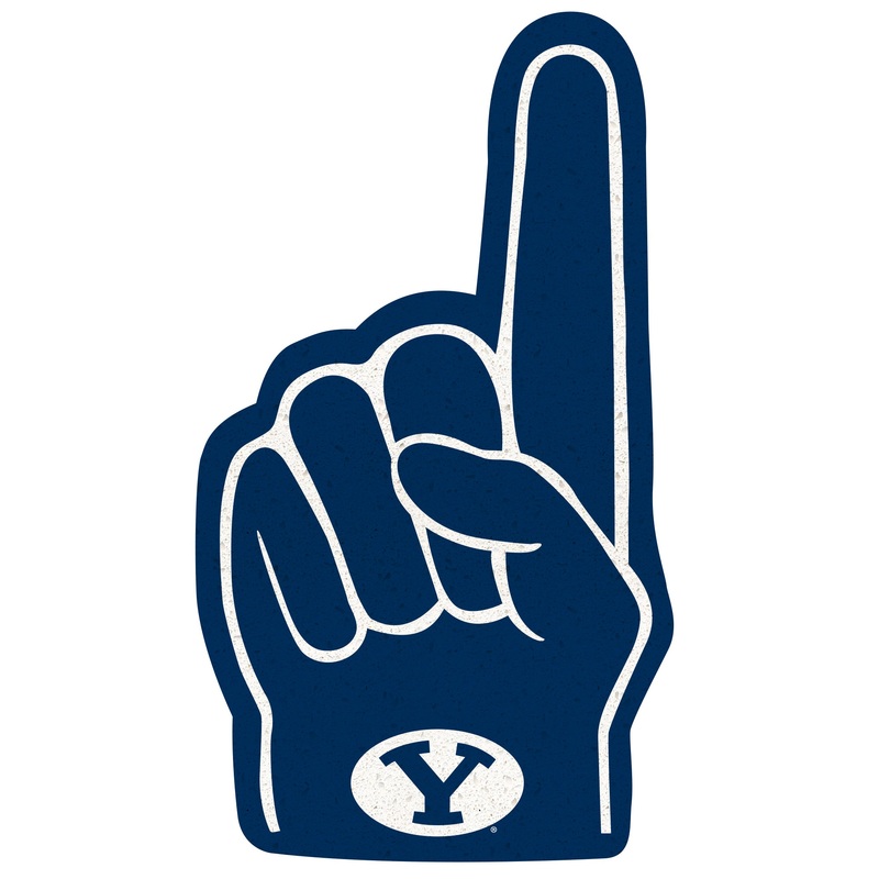BYU Cougars – Big Head – Official NCAA – Foam Core Cutout