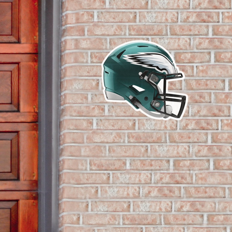Philadelphia Eagles – Helmet – Outdoor Wall Decal – Official NFL – Scratch Resistant Alumigraphics Smooth #2
