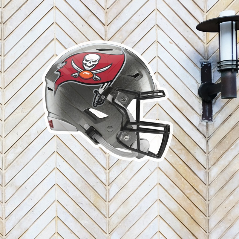 Tampa Bay Buccaneers – Helmet – Outdoor Wall Decals – Official NFL – Scratch Resistant Alumigraphics Smooth #2