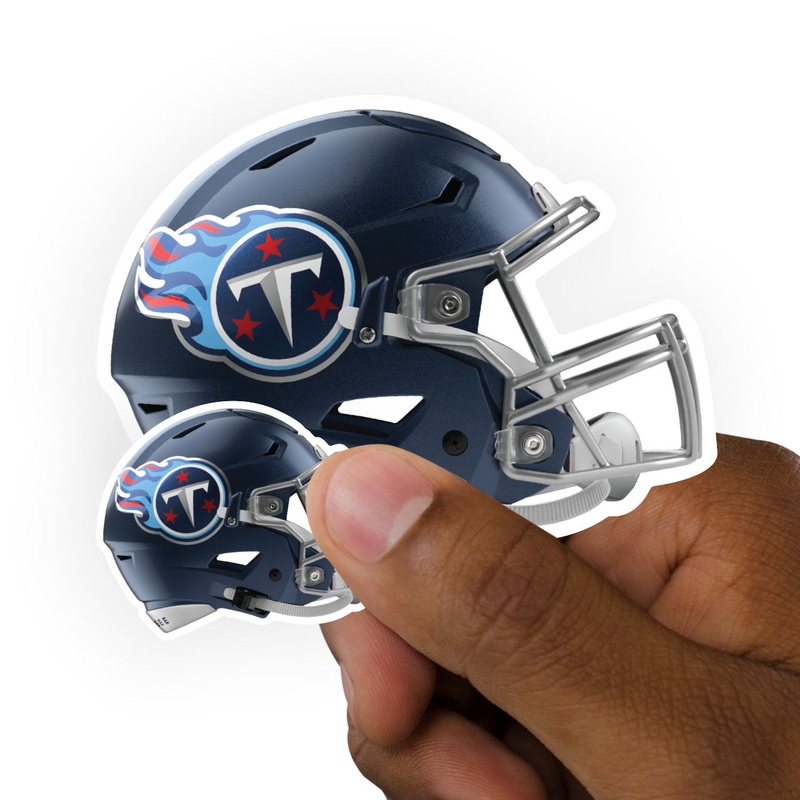Tennessee Titans – 5 Helmet Minis (Mixed Sizes) – Official NFL – Reusable Vinyl Decals