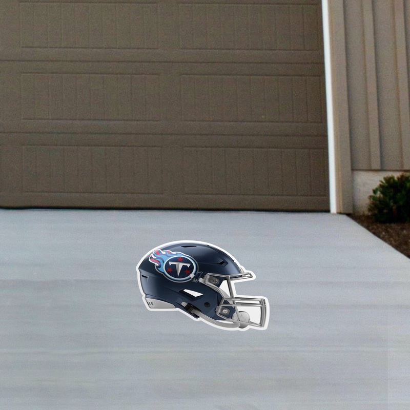 Tennessee Titans – Helmet – Outdoor Floor Decal – Official NFL – Scratch Resistant Alumigraphics Grip