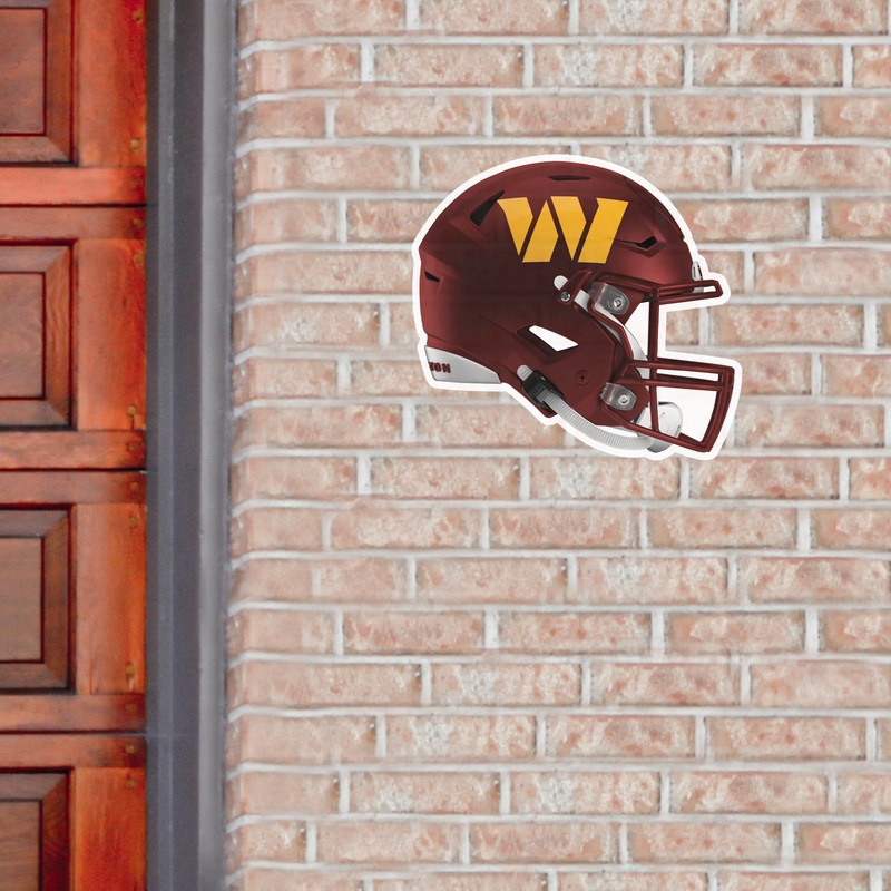 Washington Commanders – Helmet – Outdoor Wall Decal – Official NFL – Scratch Resistant Alumigraphics Smooth