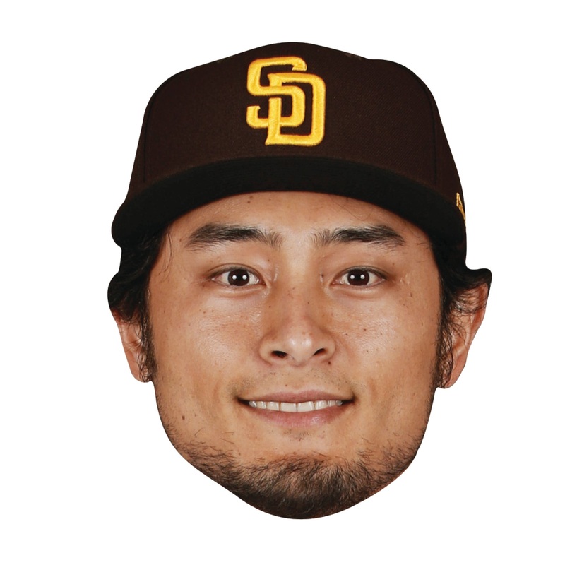 Yu Darvish – Big Head – Official MLB – San Diego Padres – Foam Core Cutout