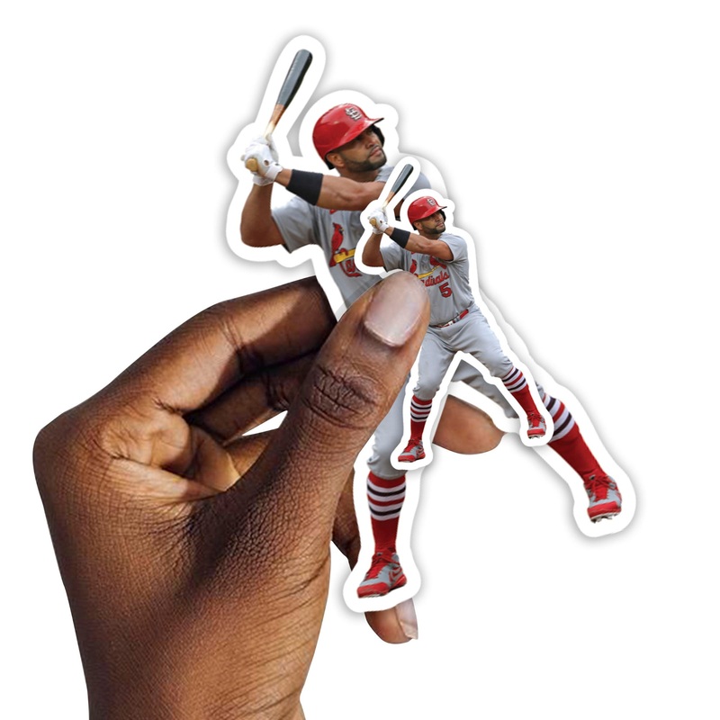 Albert Pujols – 5 Player Minis (Mixed Sizes) – Official MLB – St. Louis Cardinals – Reusable Vinyl Decals