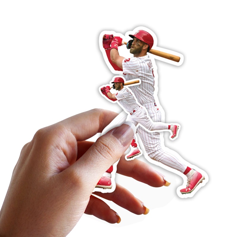 Bryce Harper – 5 Player Minis (Mixed Sizes) – Official MLB – Philadelphia Phillies – Reusable Vinyl Decals