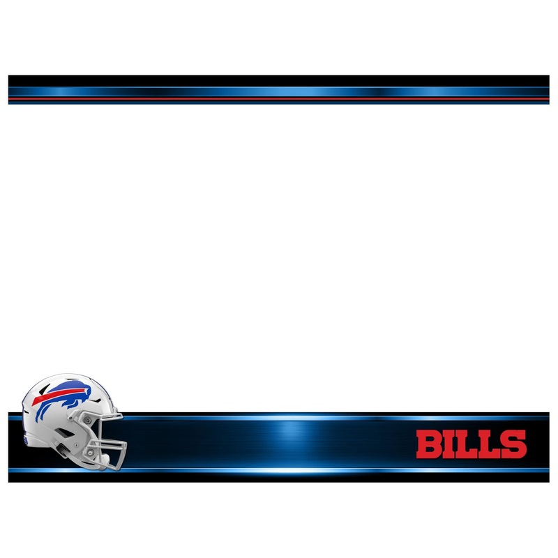 Buffalo Bills – Helmet – Dry Erase Whiteboard – Official NFL – Reusable Vinyl Wall Decal