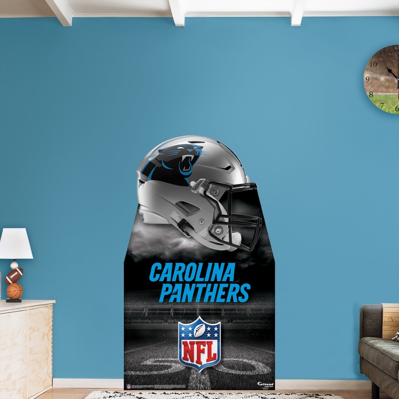 Carolina Panthers Helmet – Life-Size Stand Out – Official NFL – Foam Core Cutout