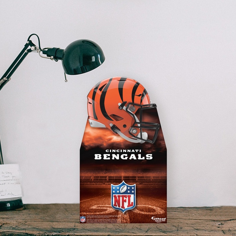 Cincinnati Bengals Helmet – Mini Stand Out – Official NFL – Cardstock Cutout