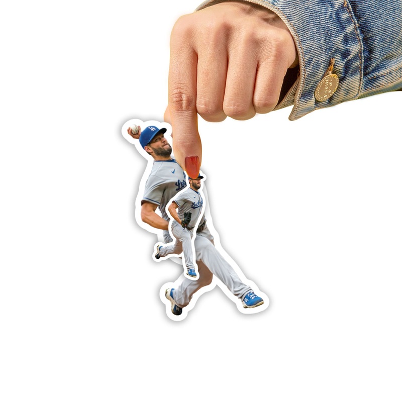 Clayton Kershaw – 5 Player Minis (Mixed Sizes) – Official MLB – Los Angeles Dodgers – Reusable Vinyl Decals