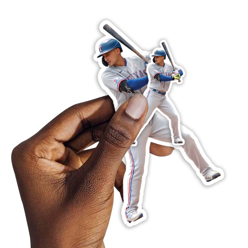 Corey Seager – 5 Player Minis (Mixed Sizes) – Official MLB – Texas Rangers – Reusable Vinyl Decals