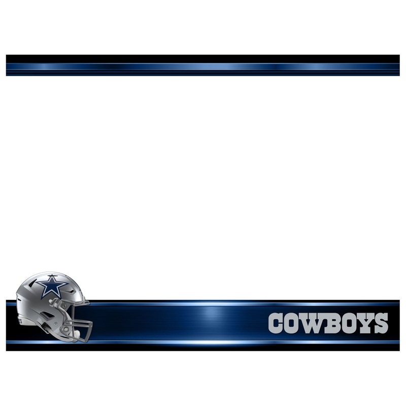 Dallas Cowboys – Helmet – Dry Erase Whiteboard – Official NFL – Reusable Vinyl Wall Decal