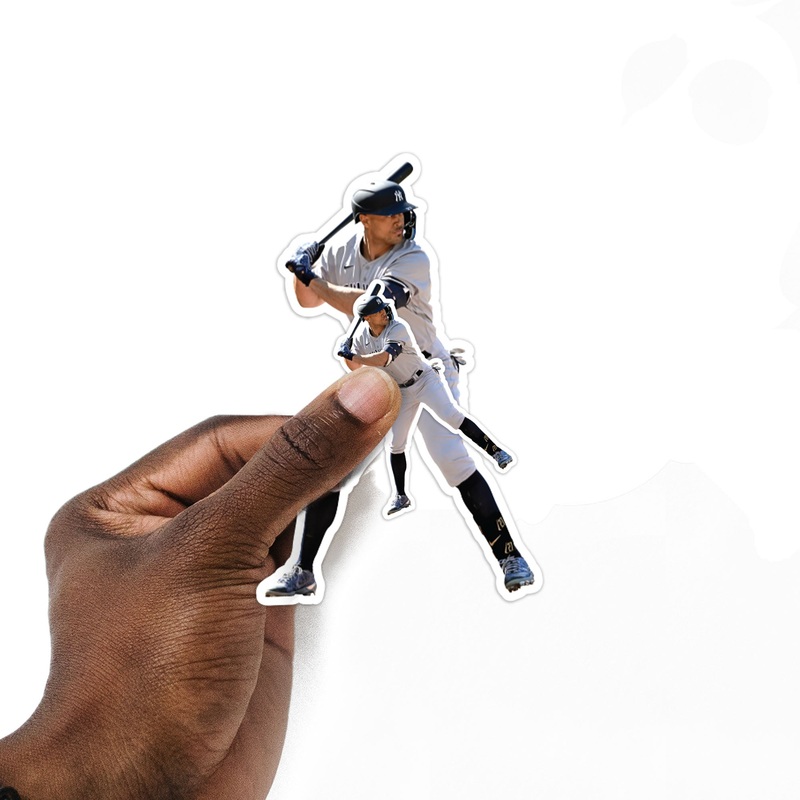 Giancarlo Stanton – 5 Player Minis (Mixed Sizes) – Official MLB – New York Yankees – Reusable Vinyl Decals