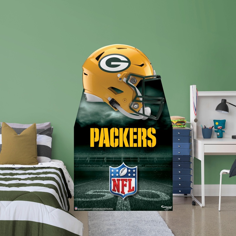 Green Bay Packers Helmet – Life-Size Stand Out – Official NFL – Foam Core Cutout