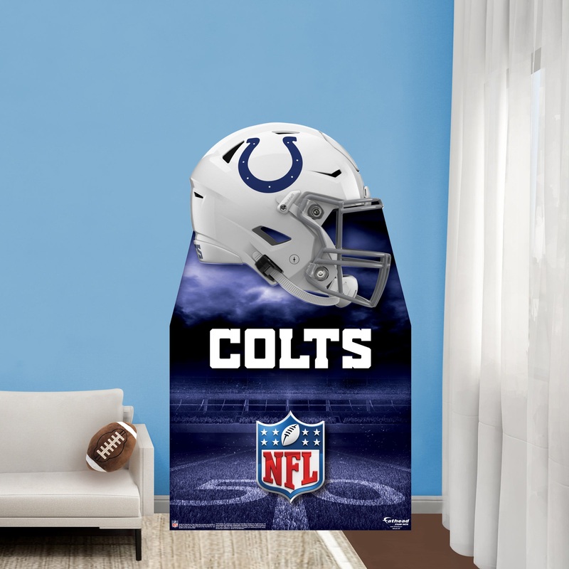 Indianapolis Colts Helmet – Life-Size Stand Out – Official NFL – Foam Core Cutout