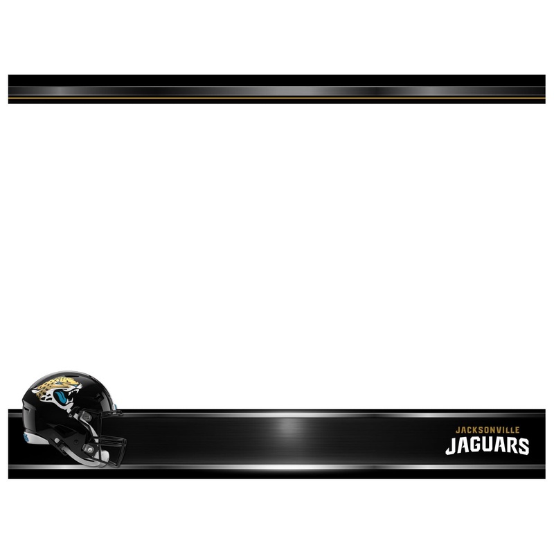 Jacksonville Jaguars – Helmet – Dry Erase Whiteboard – Official NFL – Reusable Vinyl Wall Decal