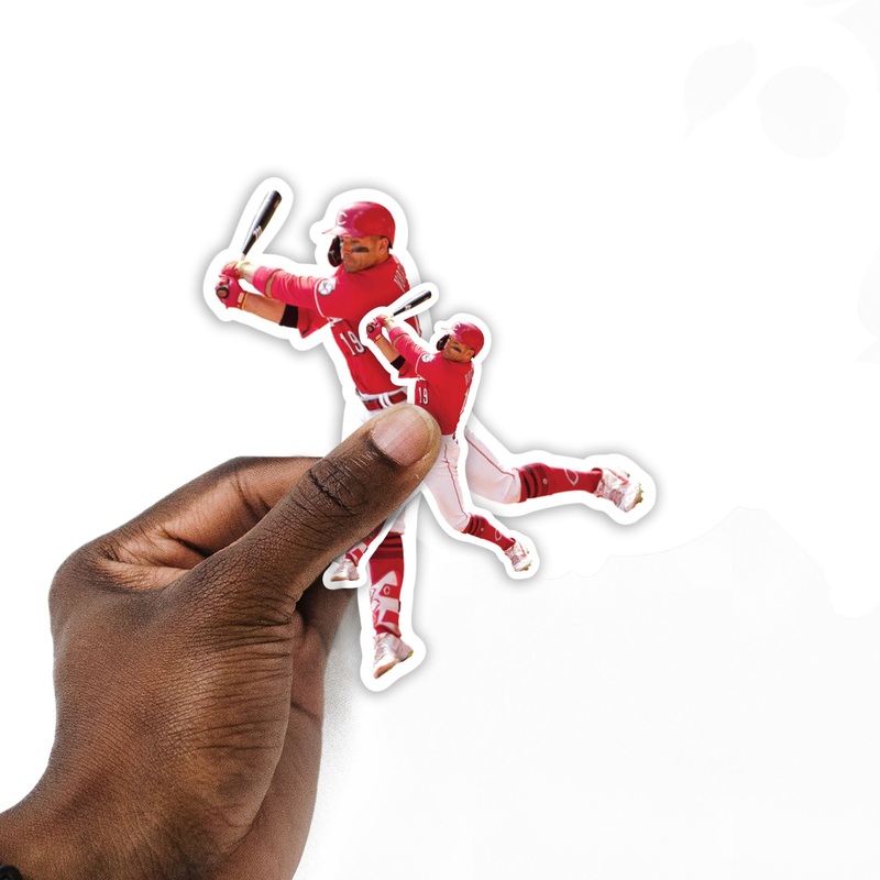 Joey Votto – 5 Player Minis (Mixed Sizes) – Official MLB – Cincinnati Reds – Reusable Vinyl Decals