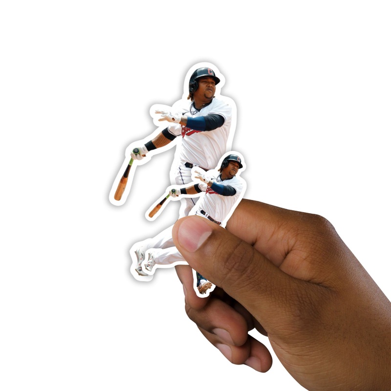 Jos Ramrez – 5 Player Minis (Mixed Sizes) – Official MLB – Cleveland Guardians – Reusable Vinyl Decals