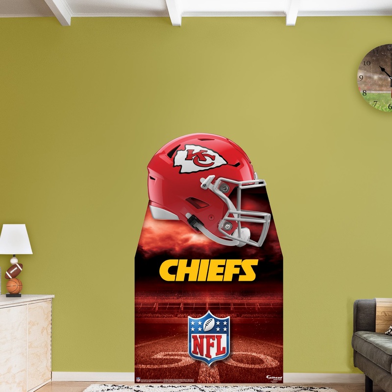 Kansas City Chiefs Helmet – Life-Size Stand Out – Official NFL – Foam Core Cutout