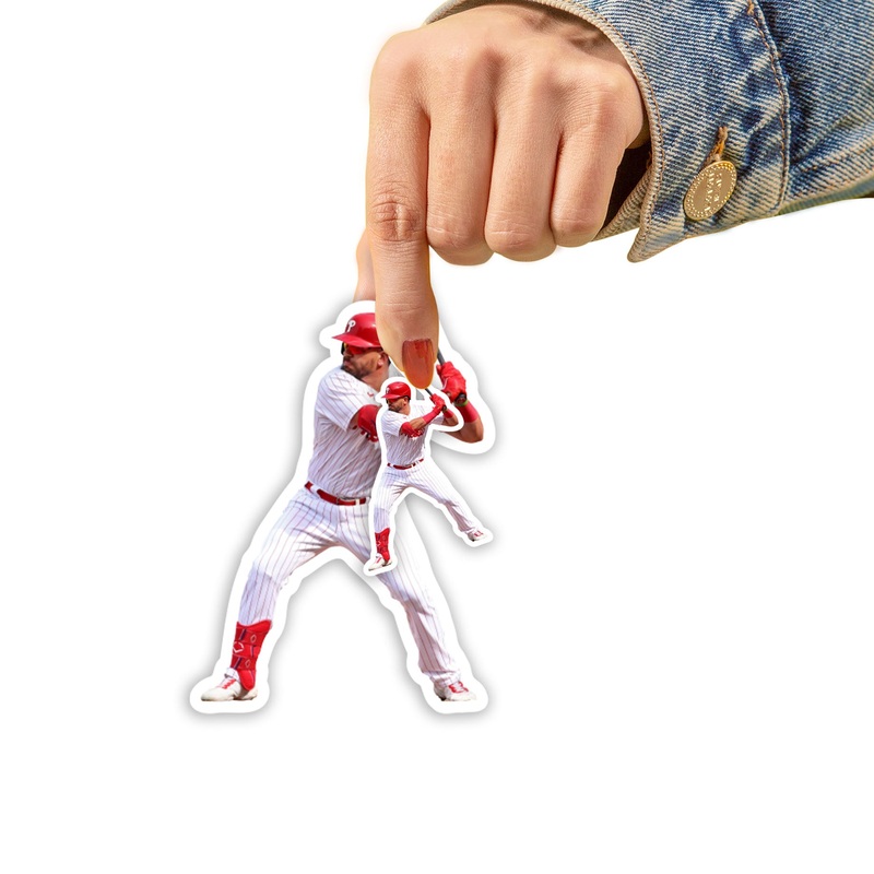 Kyle Schwarber – 5 Player Minis (Mixed Sizes) – Official MLB – Philadelphia Phillies – Reusable Vinyl Decals