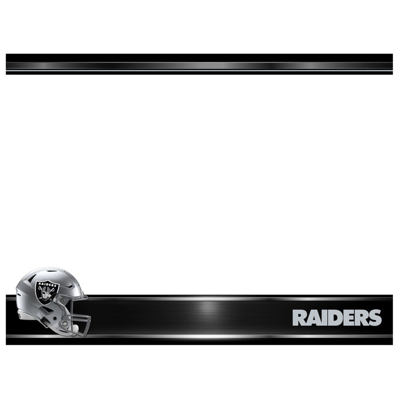 Las Vegas Raiders – Helmet – Dry Erase Whiteboard – Official NFL – Reusable Vinyl Wall Decal