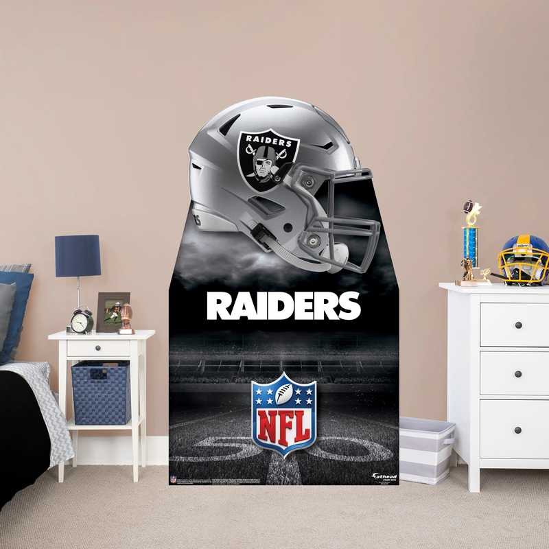 Las Vegas Raiders Helmet – Life-Size Stand Out – Official NFL – Foam Core Cutout