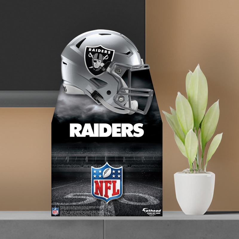 Las Vegas Raiders Helmet – Mini Stand Out – Official NFL – Cardstock Cutout