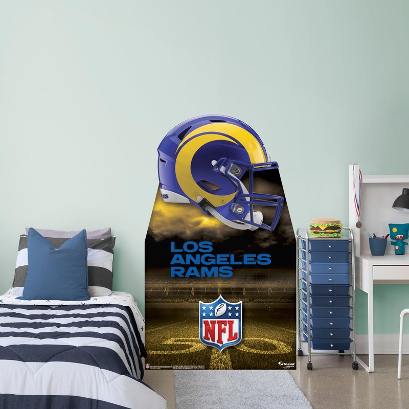 Los Angeles Rams Helmet – Life-Size Stand Out – Official NFL – Foam Core Cutout