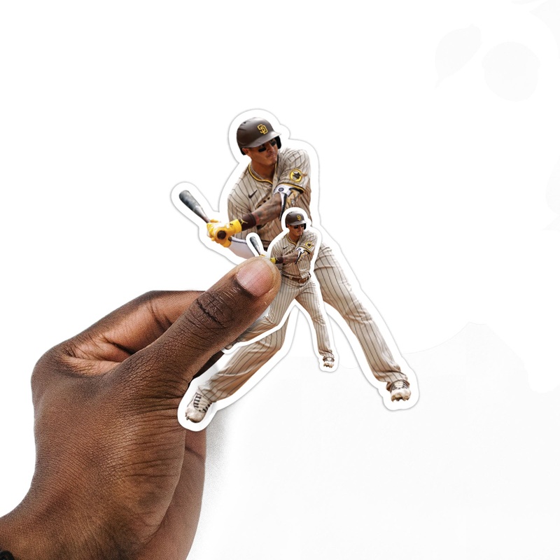 Manny Machado – 5 Player Minis (Mixed Sizes) – Official MLB – San Diego Padres – Reusable Vinyl Decals