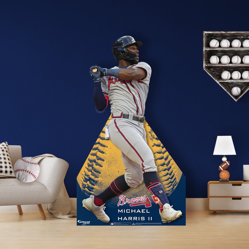 Michael Harris II – Life-Size Stand Out – Official MLB – Atlanta Braves – Foam Core Cutout