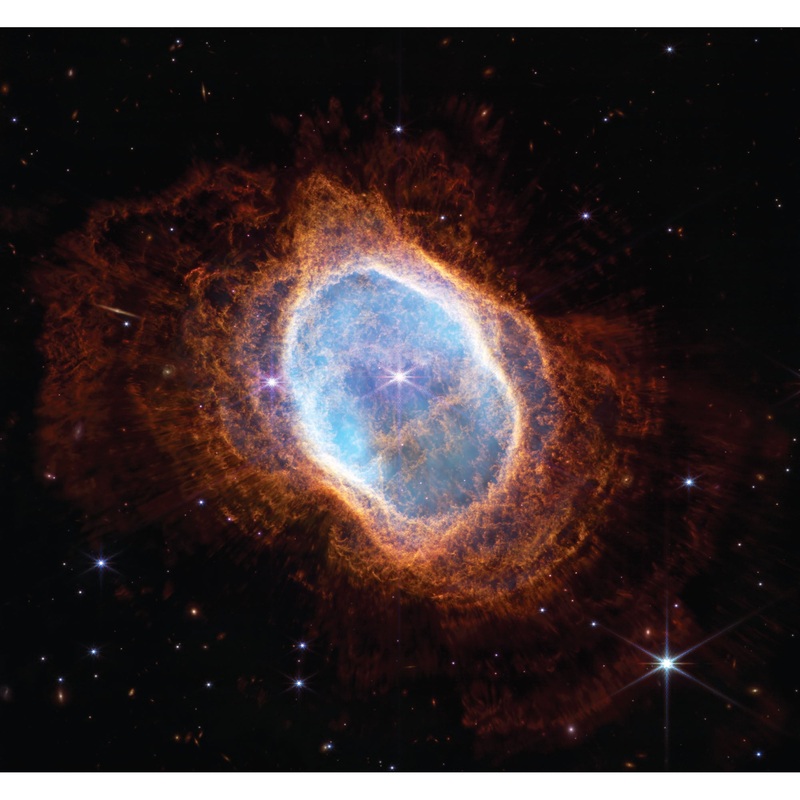 NASA James Webb Space Telescope Southern Ring Nebula – Peel & Stick Poster – Official NASA – Reusable Vinyl Wall Decal