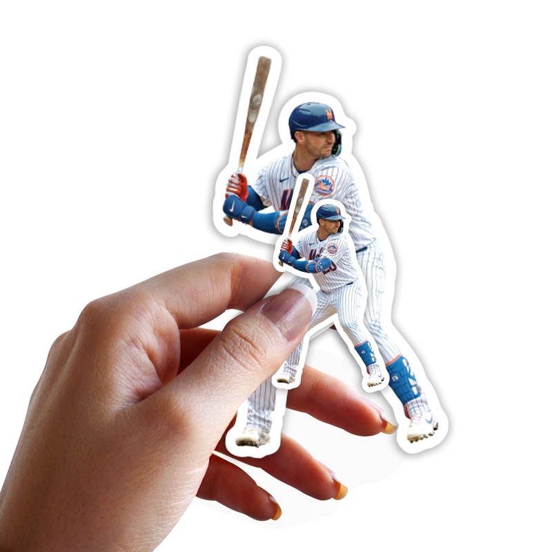 Pete Alonso – 5 Player Minis (Mixed Sizes) – Official MLB – New York Mets – Reusable Vinyl Decals