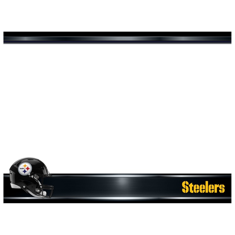 Pittsburgh Steelers – Helmet – Dry Erase Whiteboard – Official NFL – Reusable Vinyl Wall Decal