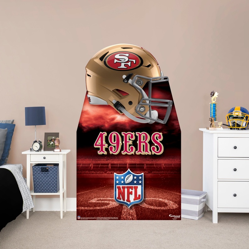 San Francisco 49ers Helmet – Life-Size Stand Out – Official NFL – Foam Core Cutout