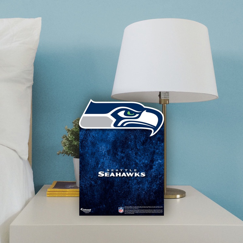 Seattle Seahawks Logo – Mini Stand Out – Official NFL – Cardstock Cutout