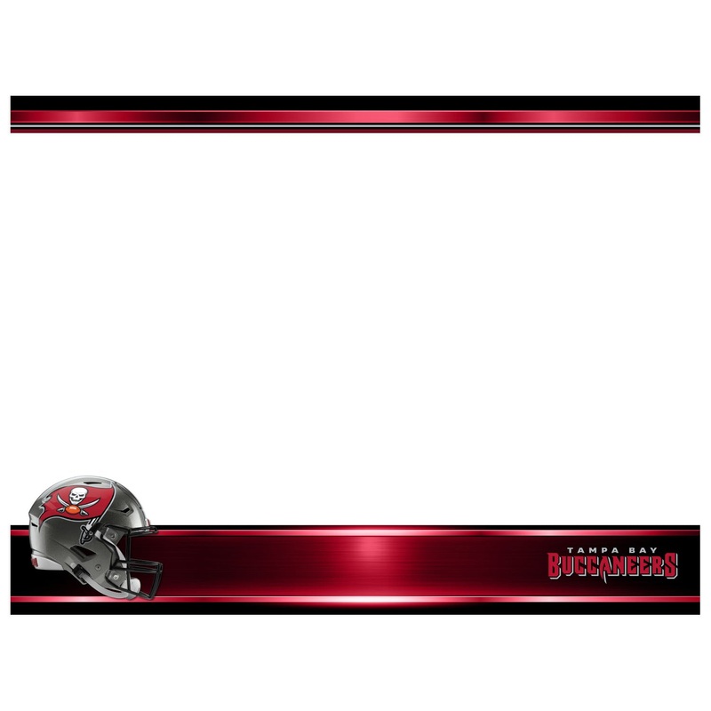 Tampa Bay Buccaneers – Helmet – Dry Erase Whiteboard – Official NFL – Reusable Vinyl Wall Decal