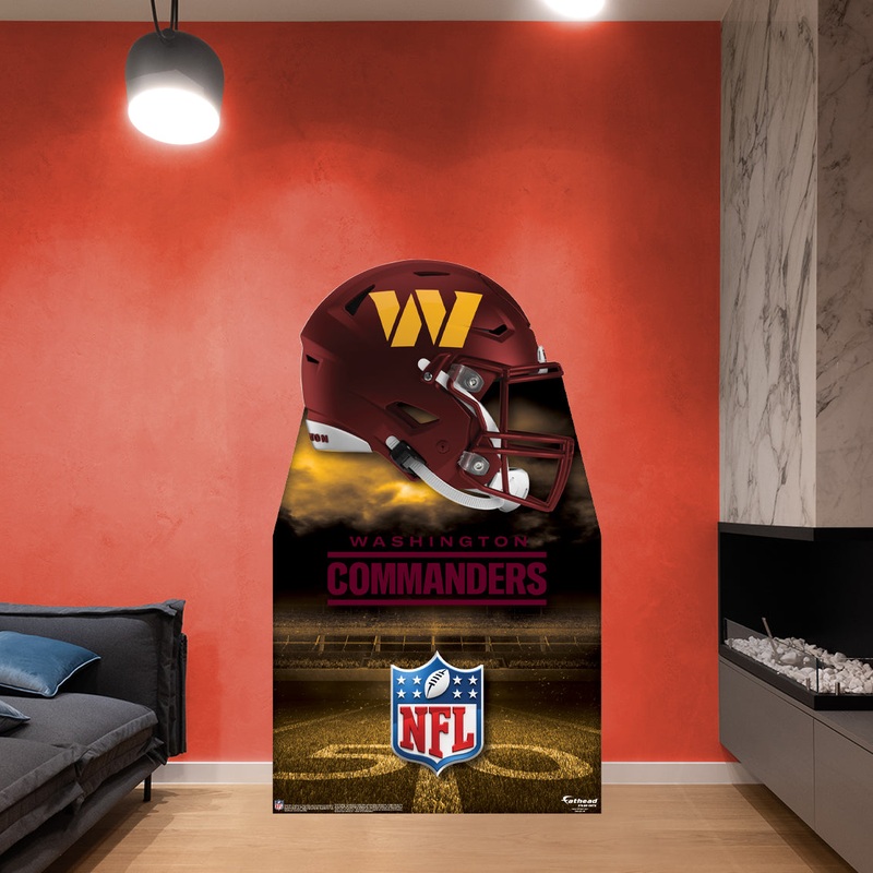 Washington Commanders Helmet – Life-Size Stand Out – Official NFL – Foam Core Cutout
