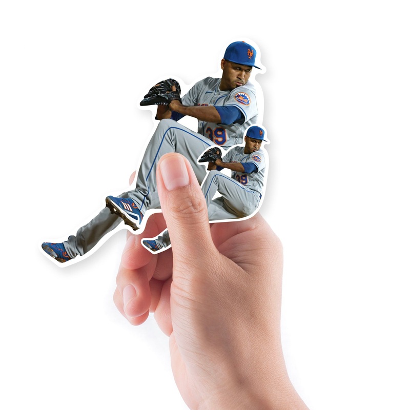 Edwin Diaz – 5 Minis (Mixed Sizes) – Official MLB – New York Mets – Reusable Vinyl Decals