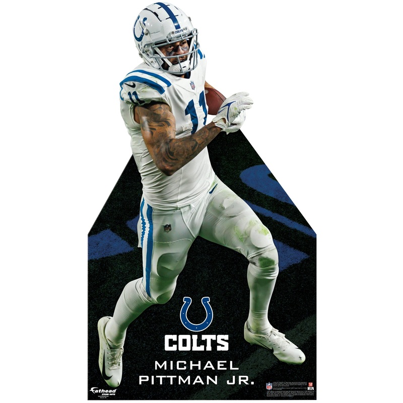 Michael Pittman Jr. – Life-Size Stand Out – Official NFL – Indianapolis Colts – Foam Core Cutout