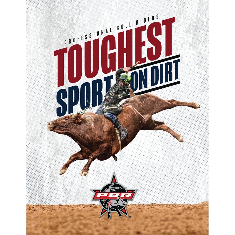 PBR:  In the Air Poster        – Officially Licensed Pro Bull Riding Removable     Adhesive Decal