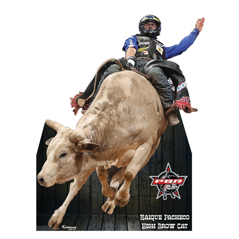 PBR: Kaique Pacheco-High Brow Cat Life-Size Foam Core Cutout – Officially Licensed Pro Bull Riding Stand Out