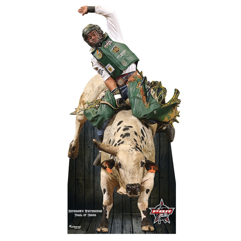 PBR: Keyshawn Whitehorse- Trail of Tears Life-Size Foam Core Cutout – Officially Licensed Pro Bull Riding Stand Out