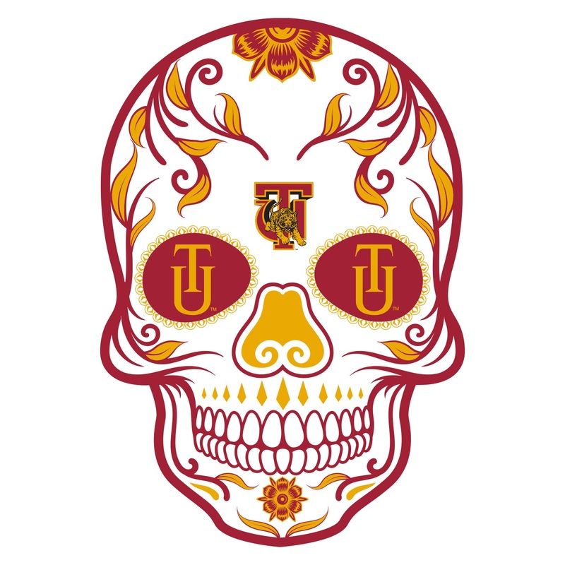 Tuskegee Golden Tigers – Skull – Outdoor Wall Decals – Official NCAA – Scratch Resistant Alumigraphics Smooth