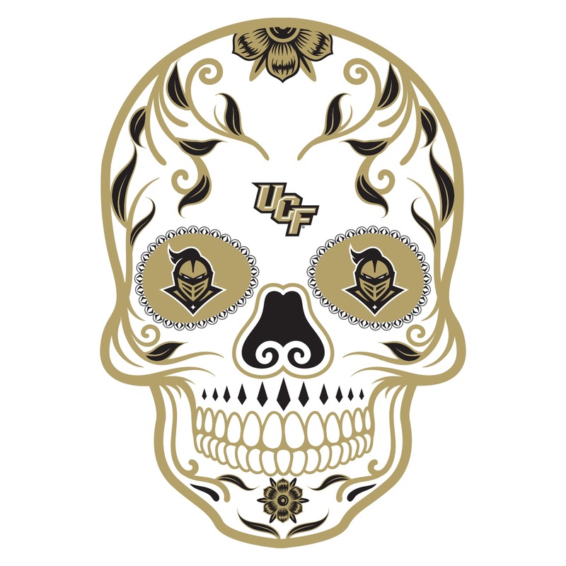 UCF Knights – Skull – Outdoor Wall Decals – Official NCAA – Scratch Resistant Alumigraphics Smooth