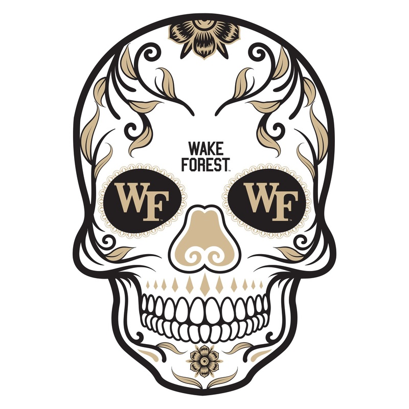 Wake Forest Demon Deacons – Skull – Outdoor Wall Decals – Official NCAA – Scratch Resistant Alumigraphics Smooth