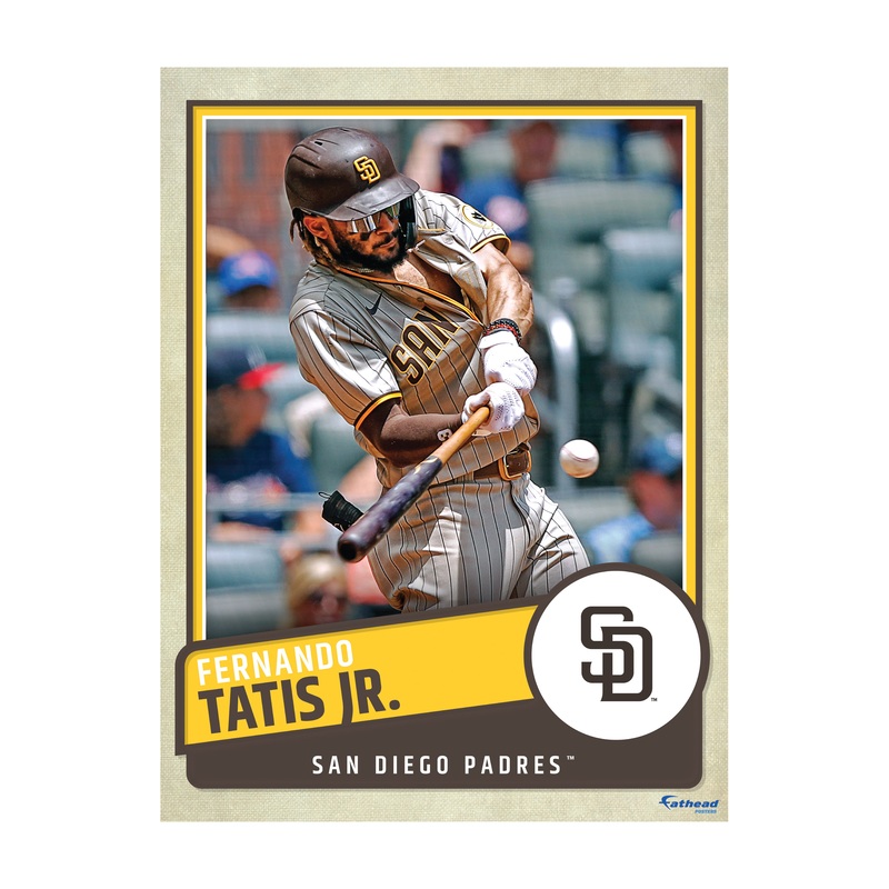 Fernando Tatis Jr. – Peel & Stick Poster – Official MLB – San Diego Padres – Reusable Vinyl Wall Decal