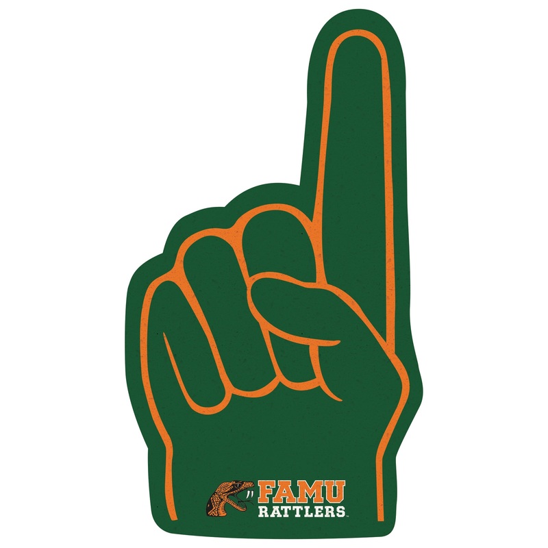 Florida A&M Rattlers – RealBig Foam Finger Collection – Official NCAA – Reusable Vinyl Wall Decals