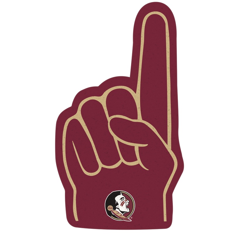 Florida State Seminoles – RealBig Foam Finger Collection – Official NCAA – Reusable Vinyl Wall Decals