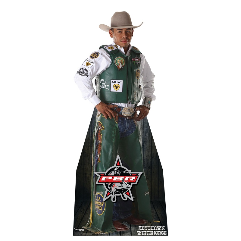 PBR: Keyshawn Whitehorse Life-Size   Foam Core Cutout  – Officially Licensed Pro Bull Riding    Stand Out